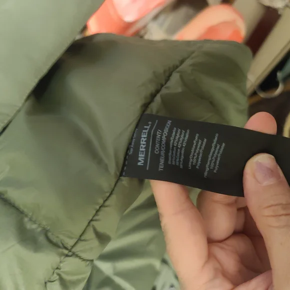 Merrell Olive Green Long Parka Jacket – Size XXL